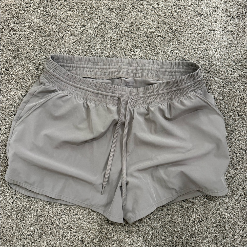 Women's Athletic Shorts in Light Gray